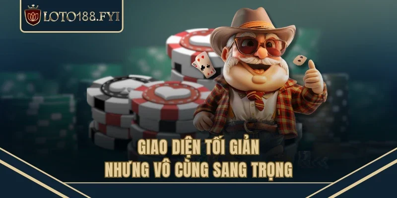 Giao diện tối giản nhưng  vô cùng sang trọng